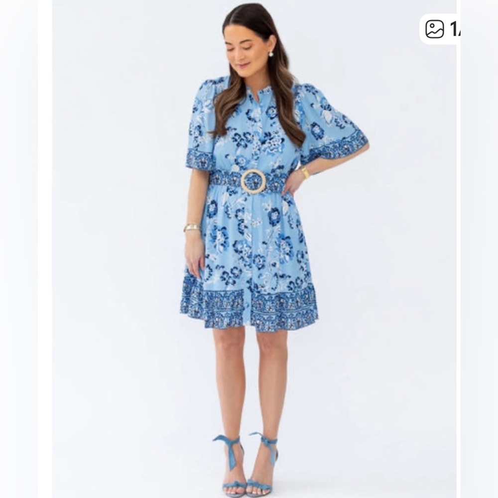 Sail to Sable x Style Charade Placid Floral Print Dress